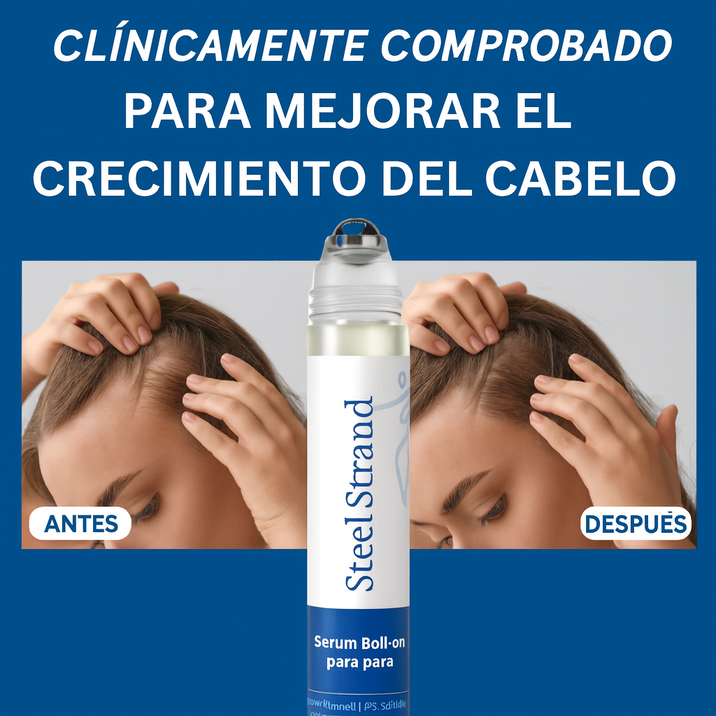 Sérum Roll-On Avanzado para el Crecimiento del Cabello