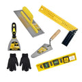 Construction/Bricklayer Tool Kit, 6 Pieces, Trowel, Brush, Pro