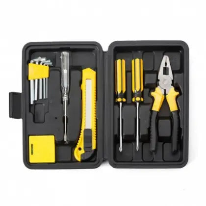 Professional Titanium Platinum Carbon Steel 11-Piece Tool Set with Belt Case